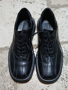 Venturini Mens Leather Oxfords Size 9.5 Made in Italy